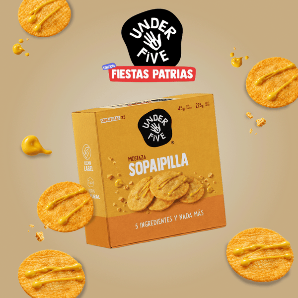 Recetas chilenas al estilo UNDERFIVE: máximo 5 ingredientes
