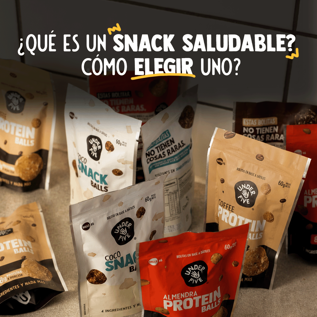 ¿Qué es un snack saludable? Cómo elegir uno 🥜🍎