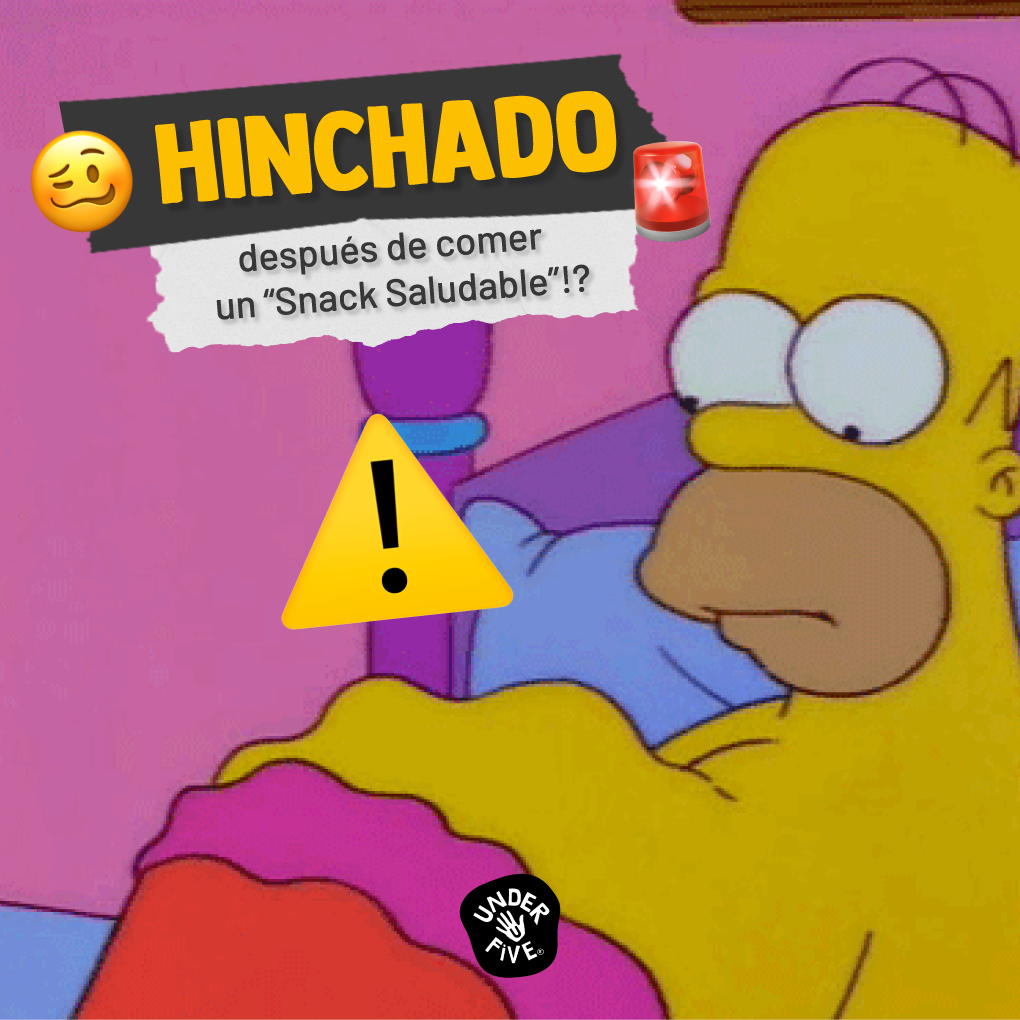 ¿Hinchado después de comer un snack "saludable"? 🤨