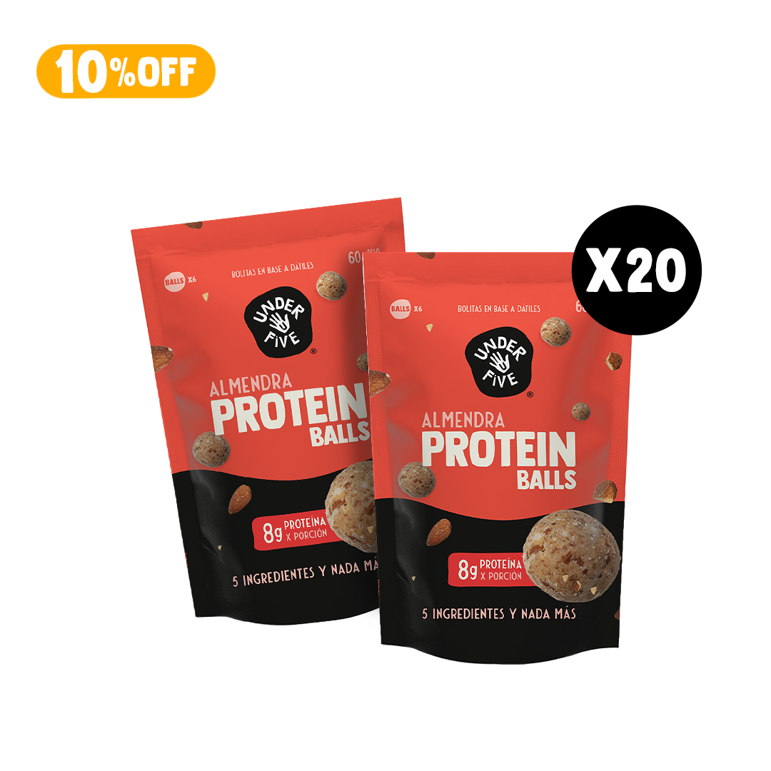 Mega Packs Protein Balls Almendra x20