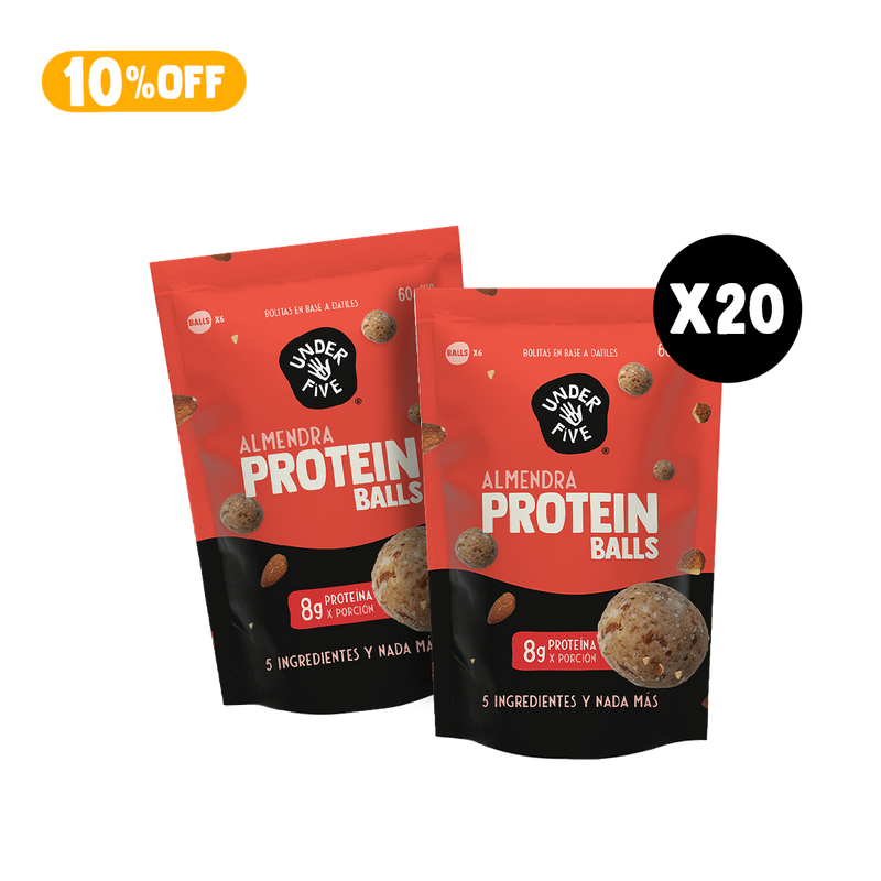 Mega Packs Protein Balls Almendra x20