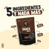Snack Balls Underfive sabor Cacao: 5 ingredientes, dátiles, cacao, avena integral, fibra de achicoria y maní. Buena fuente de fibra, Empresa B certificada