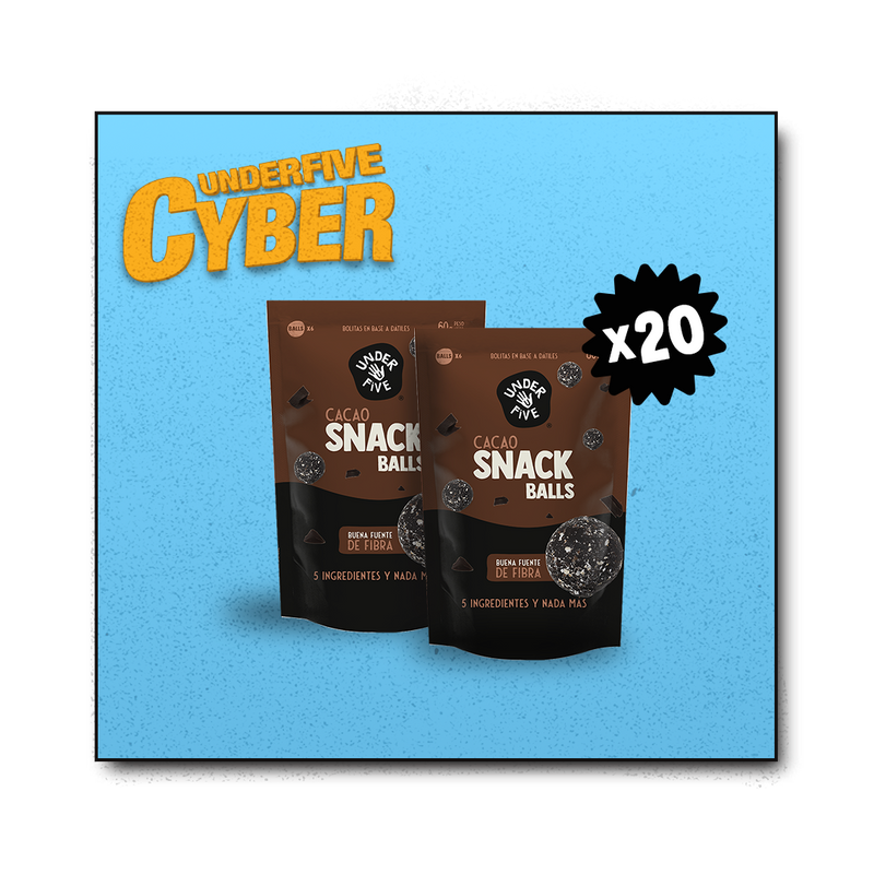 Pack 20 Snack Balls Cacao - 20% OFF