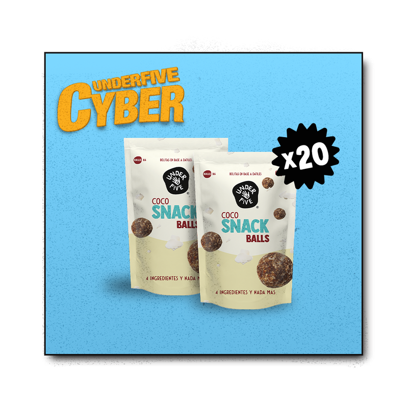 Pack 20 Snack Balls Coco - 20% OFF