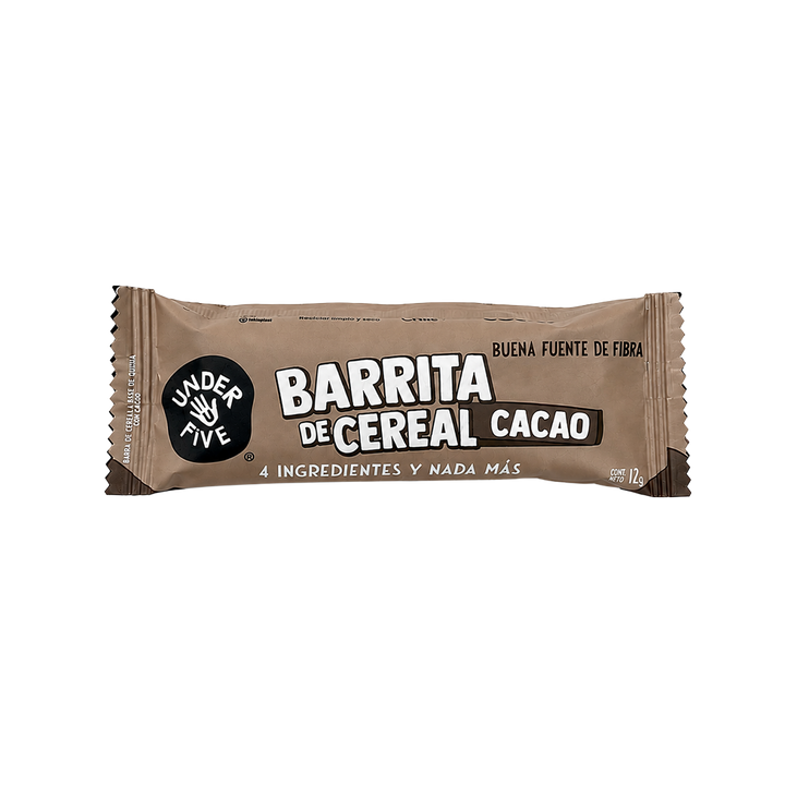 Barrita Cereal Cacao 5 Unidades Underfive