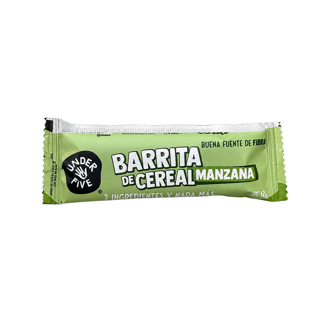 Barrita Cereal Manzana 5 Unidades Underfive