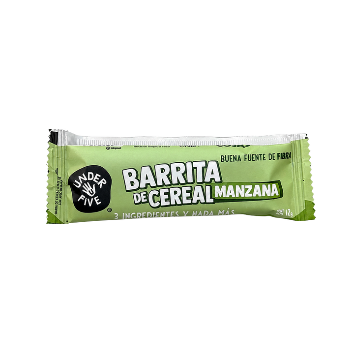 Barrita Cereal Manzana 5 Unidades Underfive