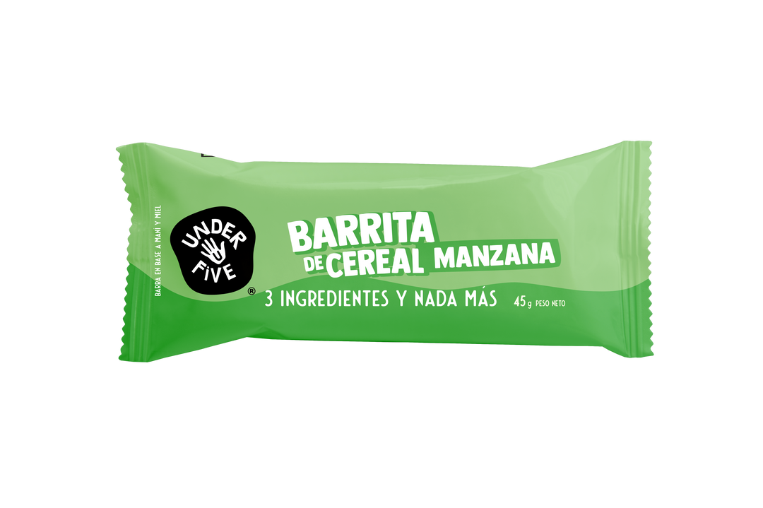 Barrita Cereal Manzana 5 Unidades Underfive