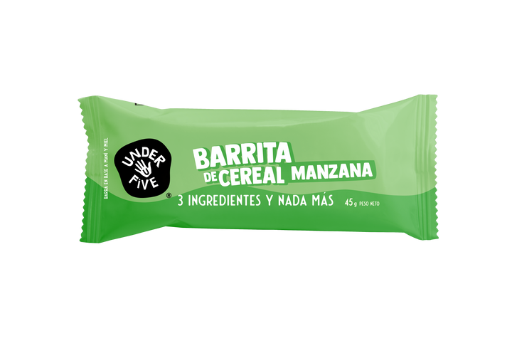 Barrita Cereal Manzana 5 Unidades Underfive