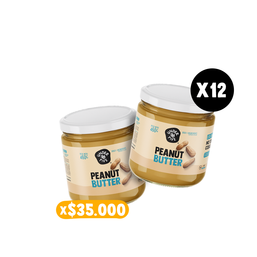 Pack Mantequilla de Maní x12 | 100% Maní