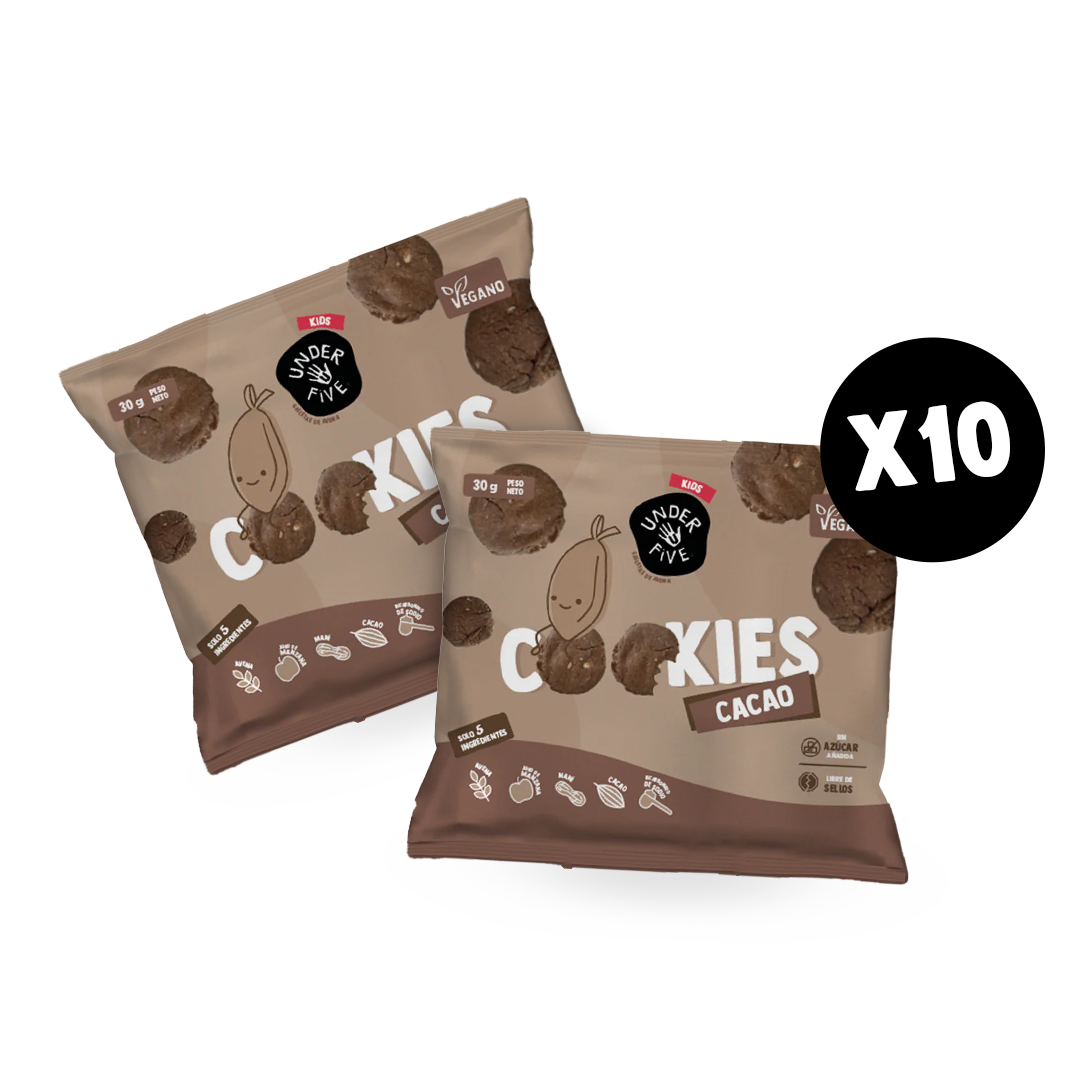 Underfive Pack Semanal de COOKIES CACAO