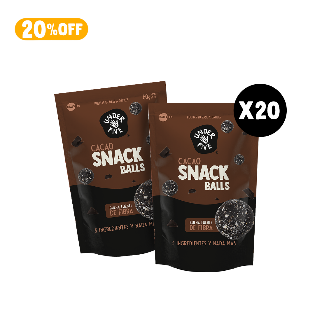 Mega Pack Snack Ball Cacao x20