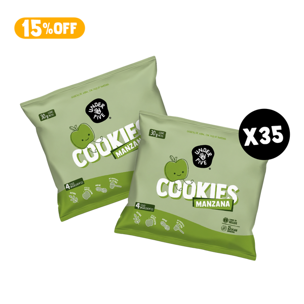 Pack Colación Mensual Cookies Manzana
