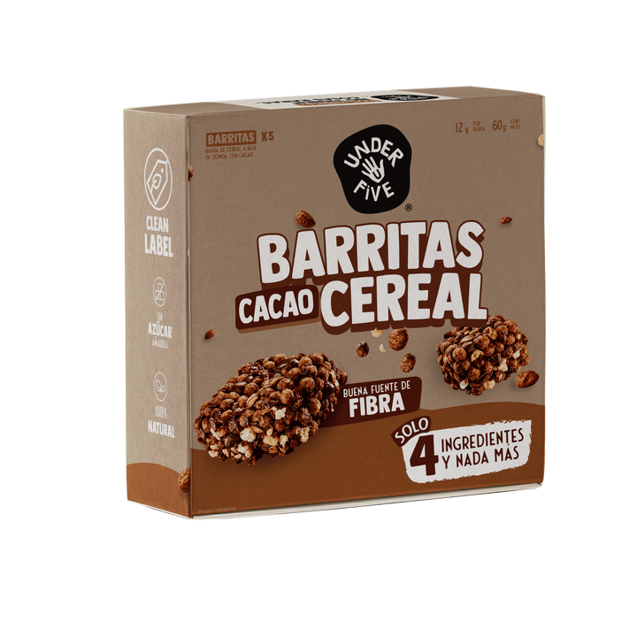 Barrita Cereal Cacao 5 Unidades Underfive