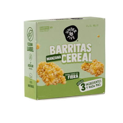 Barrita Cereal Manzana 5 Unidades Underfive