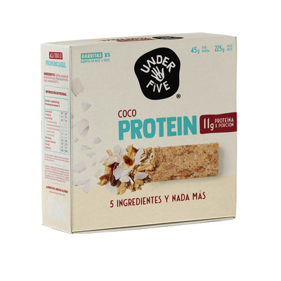 Underfive Protein Bar COCO (Caja de 5 Unidades)