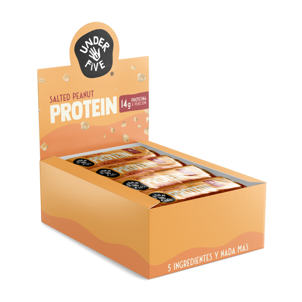 Underfive Display 12 - Protein Bar SALTED PEANUT
