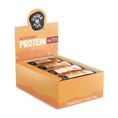 Underfive Display 12 - Protein Bar SALTED PEANUT