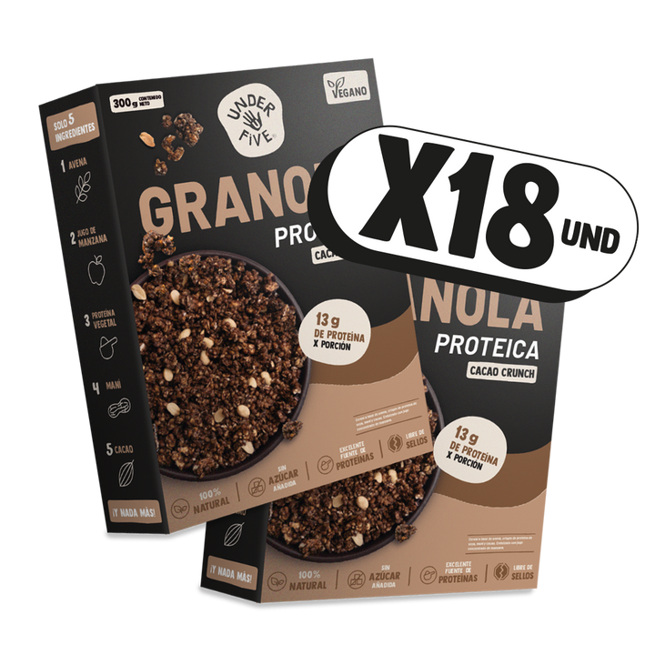 Pack 18 Granolas Cacao Crunch