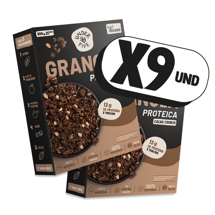 Pack 9 Granolas Cacao