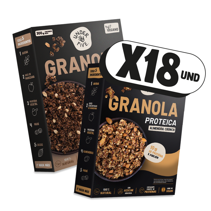 Pack 18 Granolas Proteicas Mix