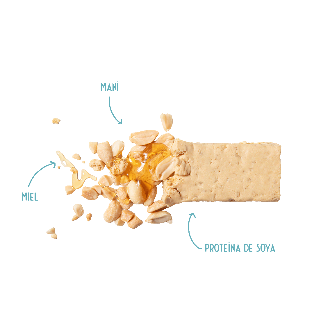 Underfive Protein Bar MANÍ/MIEL (Caja de 5 Unidades)