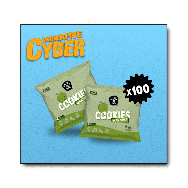 Pack 100 Cookies Manzana - 25% OFF