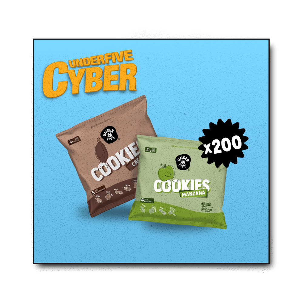 Pack 200 Cookies Mix (Manzana y Cacao)- 40% OFF