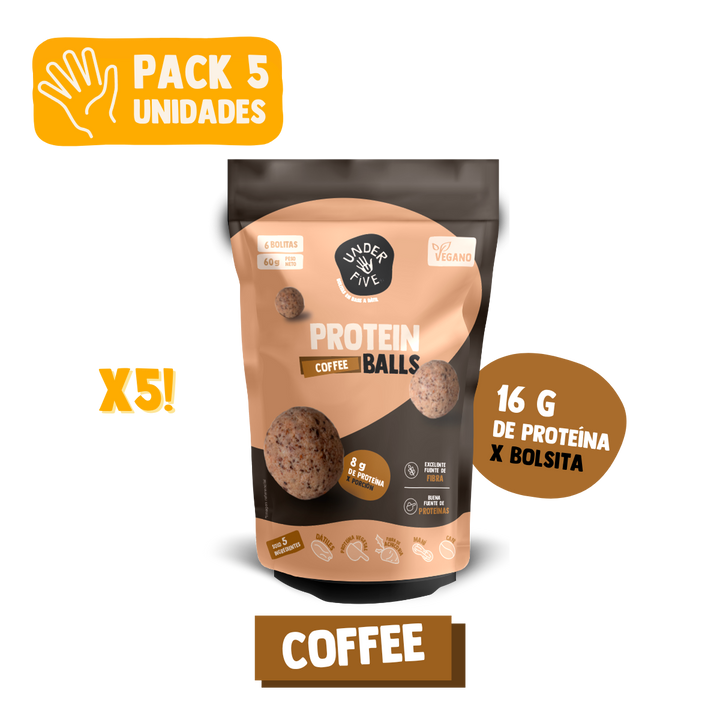 Protein Balls Café - Pack 5 Unidades