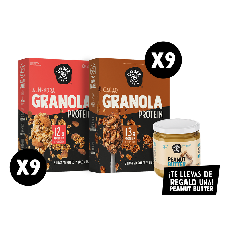 Pack 18 Granolas Proteicas Mix