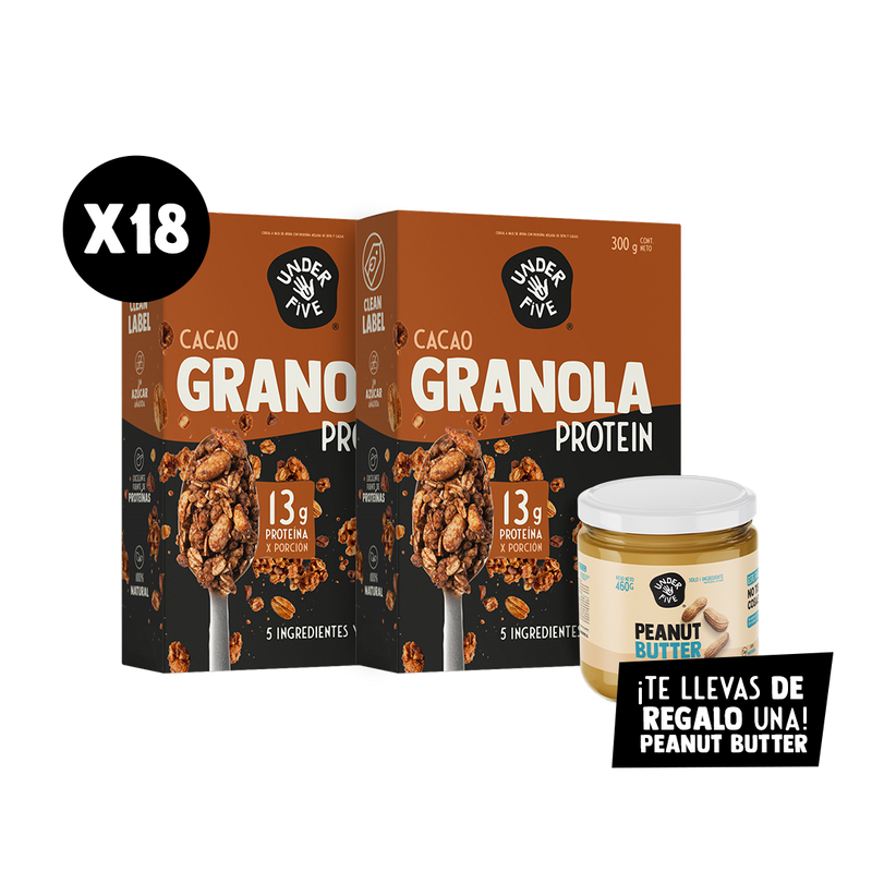 Pack 18 Granolas Cacao Crunch