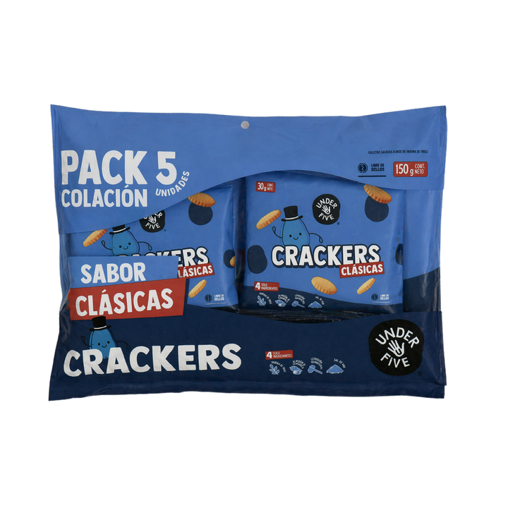 CRACKERS CLÁSICAS Pack 5 Underfive