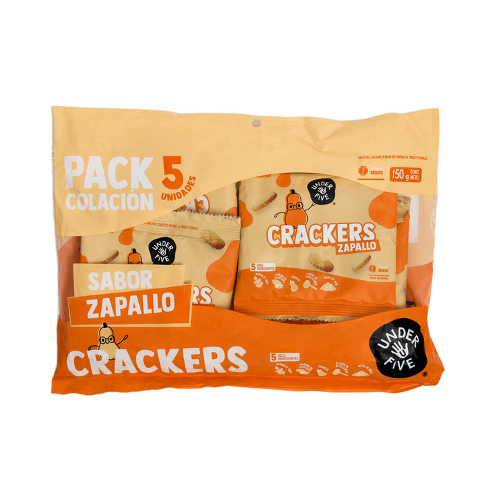 CRACKERS ZAPALLO Pack 5 Underfive