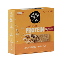 Underfive Protein Bar SALTED PEANUT (Caja de 5 Unidades)