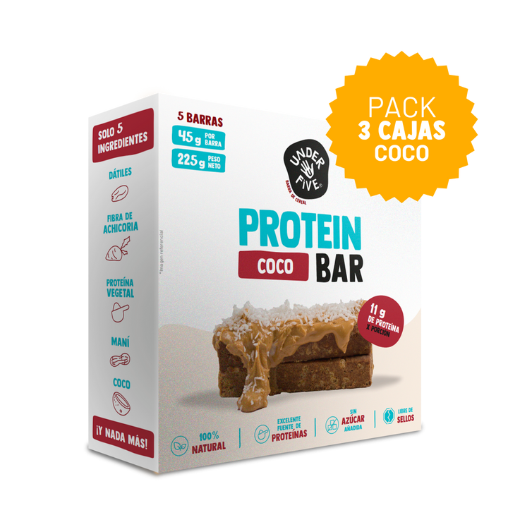 Pack 3 Cajas - Protein Bar COCO
