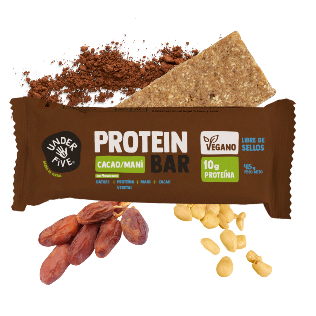 10gr - Protein Bar Cacao (Caja 5 Unidades)